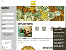 Tablet Screenshot of medaglieroma.com